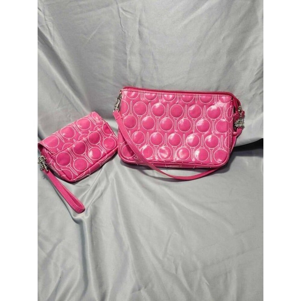Sunny Hawaii 3-pocket pink golf ball and tee bag